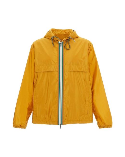 Moncler Yellow Rain Jackets for men