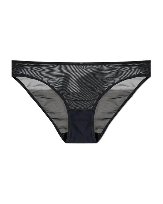 Hanro Ondergoed ,Zwart ,Tweed Mini Slip in het Gray