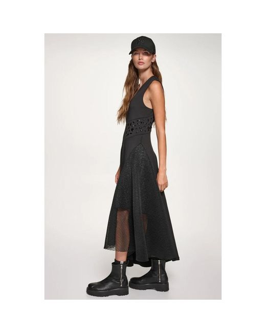 Midi Dresses DKNY de color Black