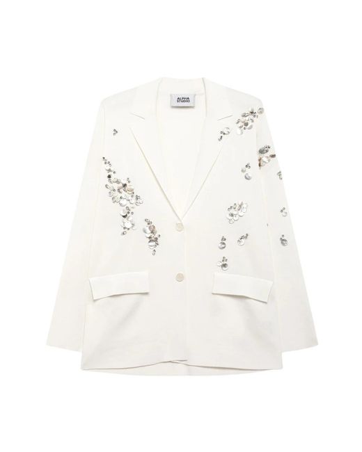 Alpha Studio Ad2166N Blazer in het White