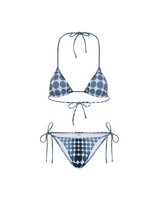 Jean Paul Gaultier Blue Bikinis