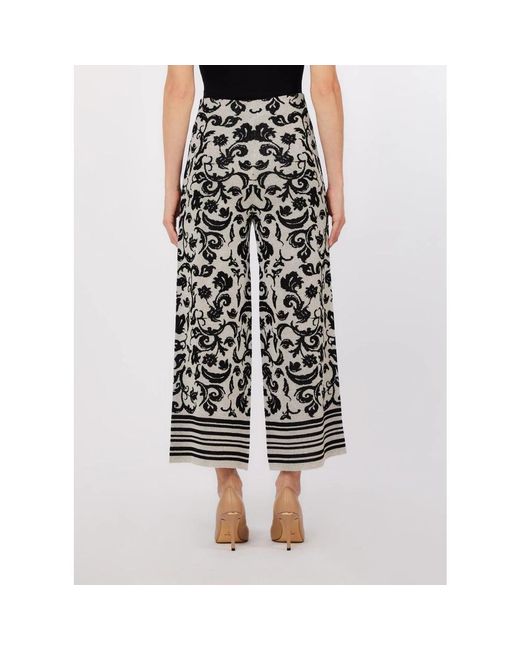Liu Jo Black Wide Trousers