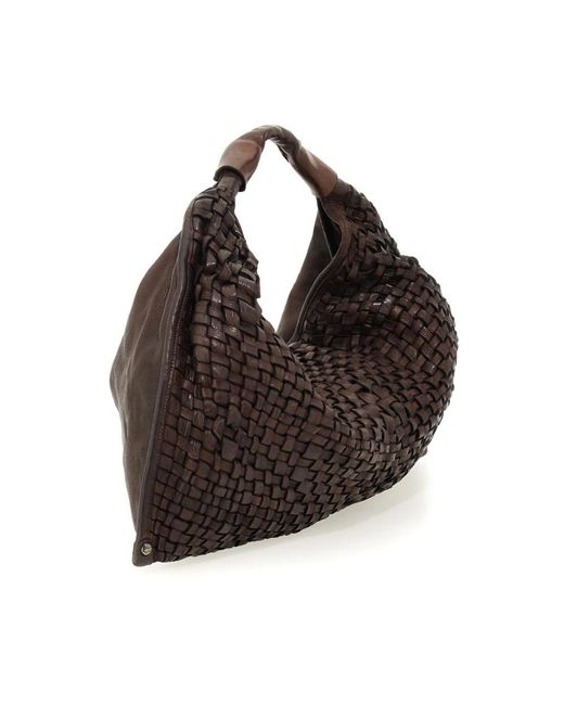 Campomaggi Brown Shoulder Bags