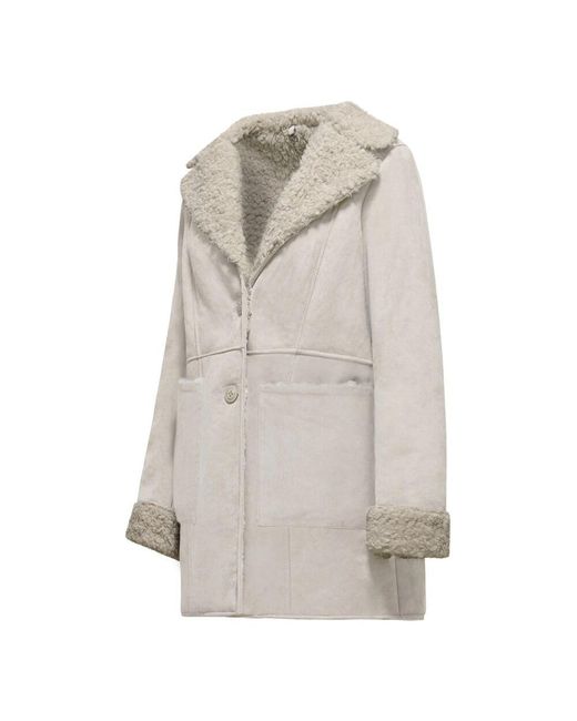 Single-Breasted Coats Bomboogie en coloris Natural