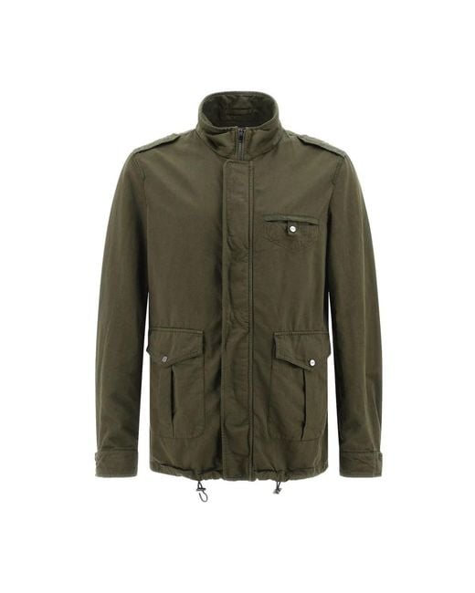 Herno Green Light Jackets for men