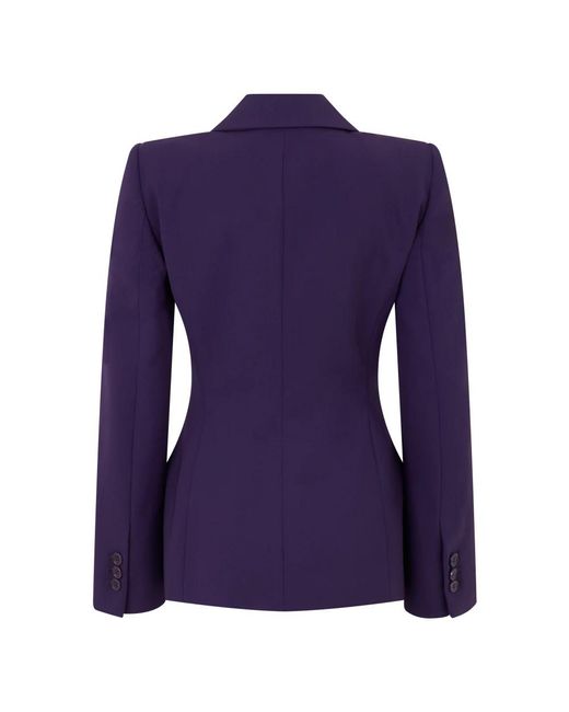 Alberta Ferretti Purple Blazers