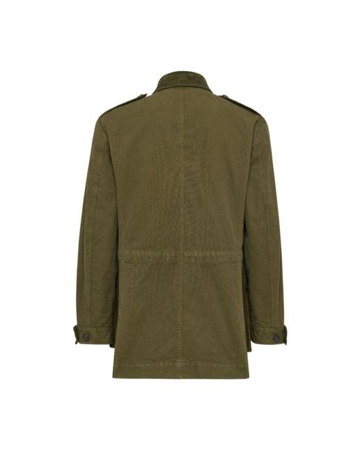 DSquared² Jassen ,Groen ,Groene Knoopjas Met Zakken in het Green voor heren