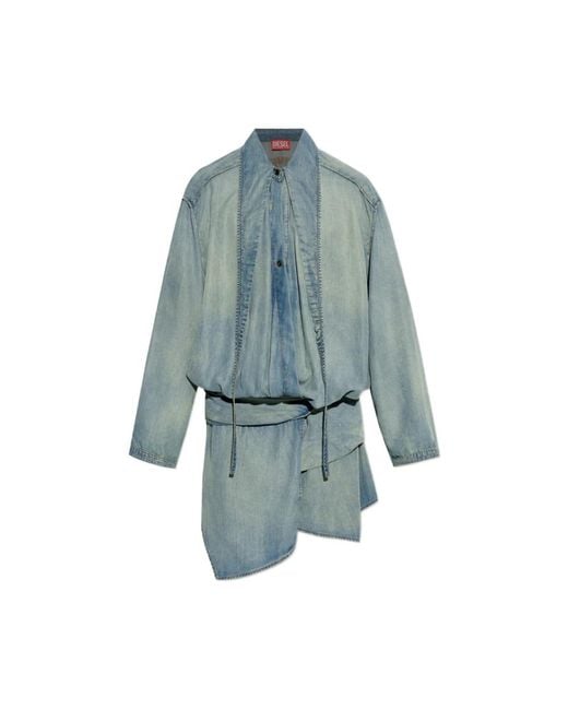 DIESEL Blue Short Dresses