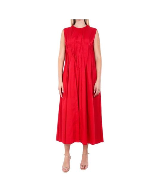 Liviana Conti Red Midi Dresses