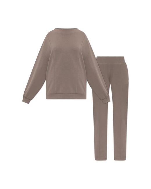 EA7 Trainingsset: Sweatshirt En Broek in het Gray