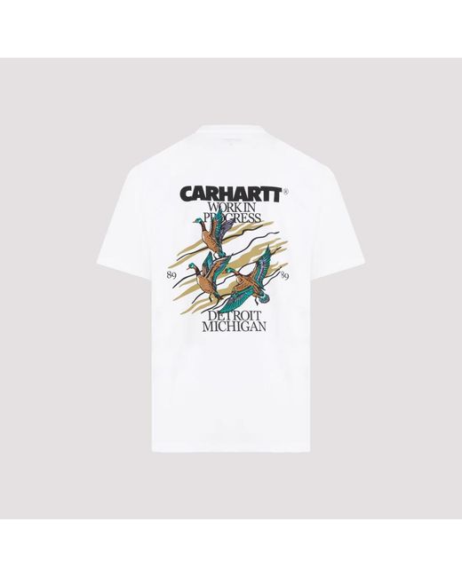 Carhartt Weißes ducks t-shirt in White für Herren