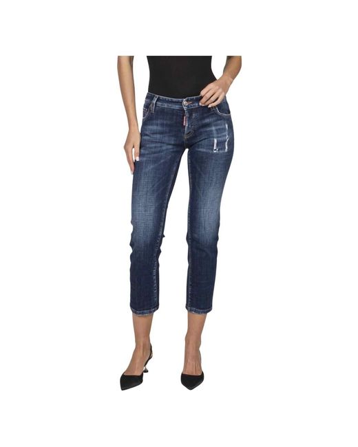 DSquared² Pantalone 5 Tasche in het Blue