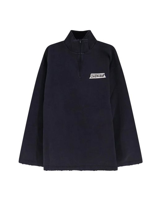 Balenciaga Blue Turtlenecks for men