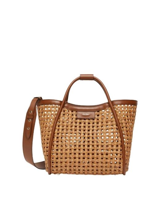 Max Mara Brown Shopping Bags