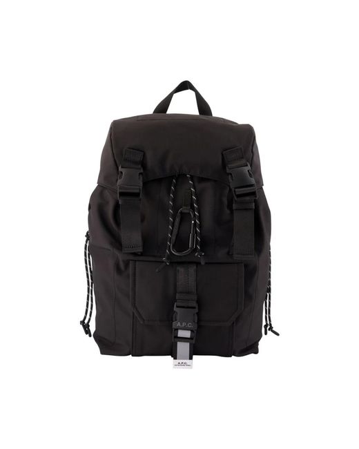 A.P.C. Black Backpacks for men