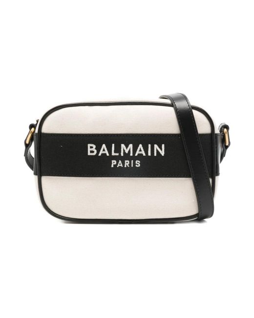 Balmain Black Cross Body Bags