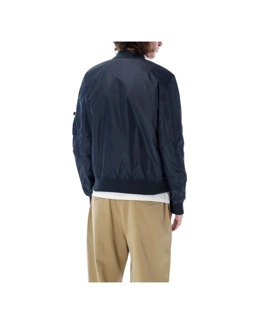 Alpha Industries Blue Bomber Jackets for men