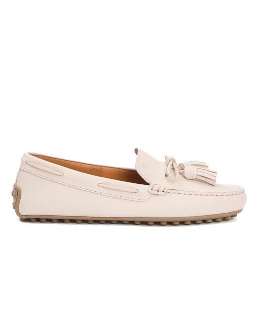 Tod's Pink Loafers