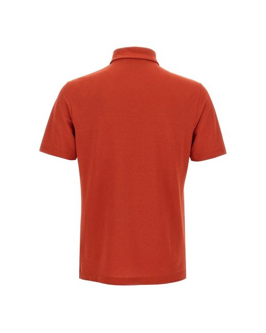 Zanone Red Polo Shirts for men