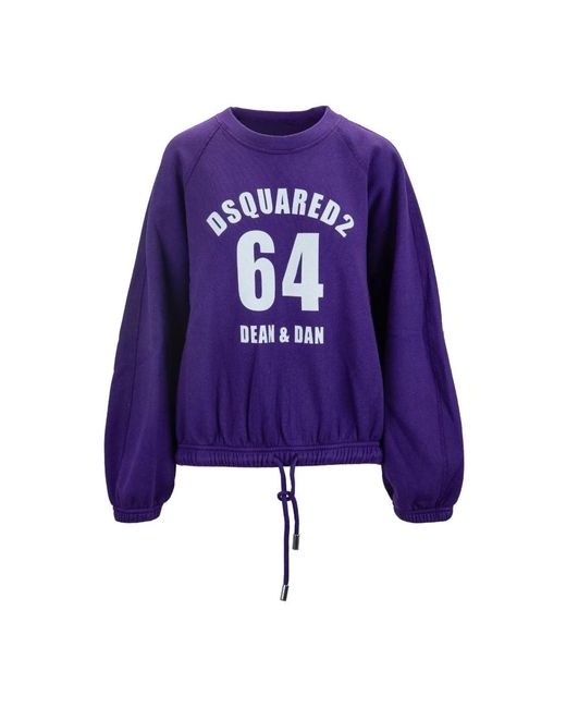 DSquared² Sweatshirts in het Purple