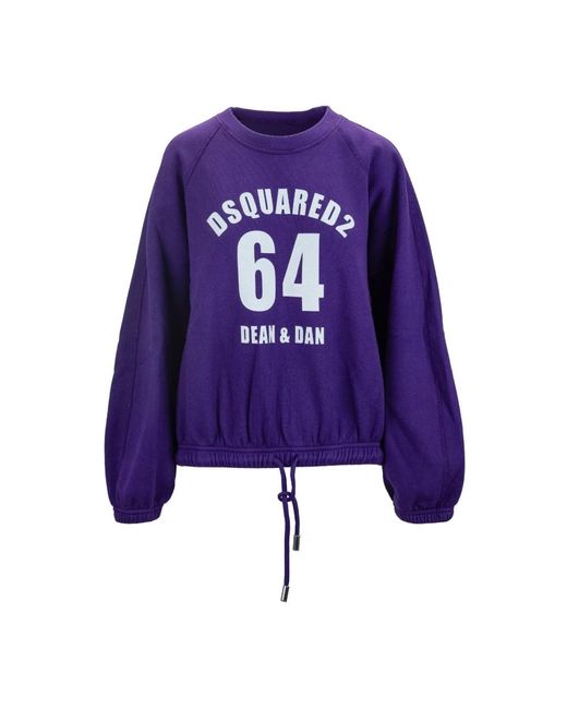 DSquared² Sweatshirts in het Purple