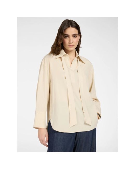 Blouses Elena Miro de color Natural