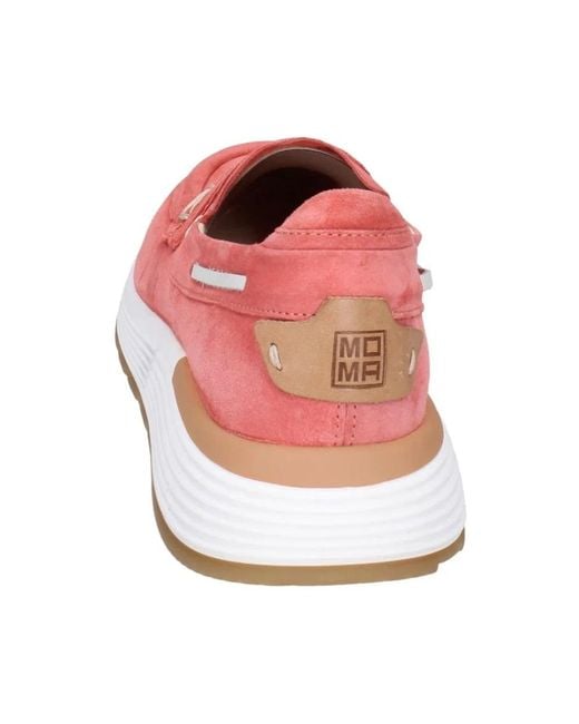 Moma Pink Loafers