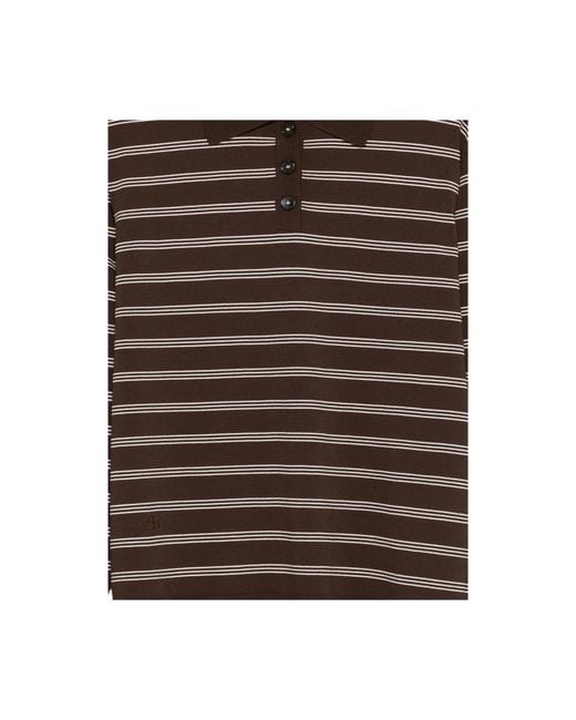 THE GARMENT Brown Polo Shirts