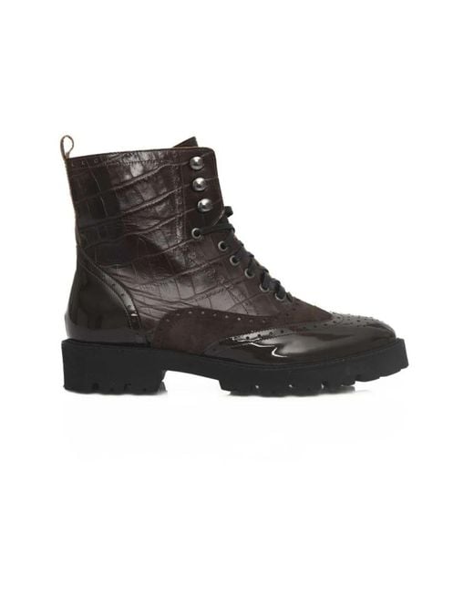 Cerruti 1881 Black Lace-Up Boots