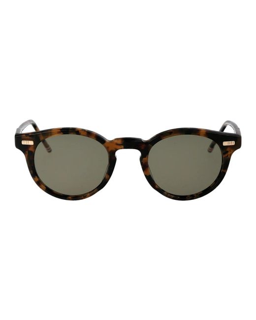 Thom Browne Black Stylische sonnenbrille für modebewusste personen