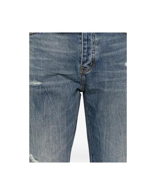 Purple Brand Blue Straight Fit Jeans for men
