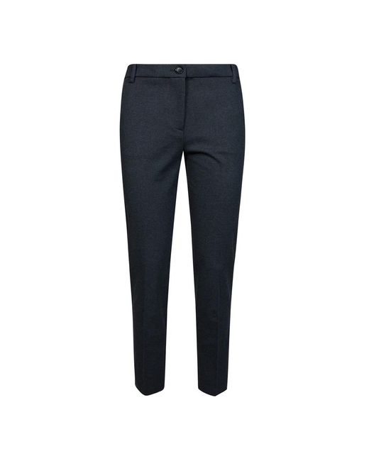 Pinko Blue Slim-Fit Trousers