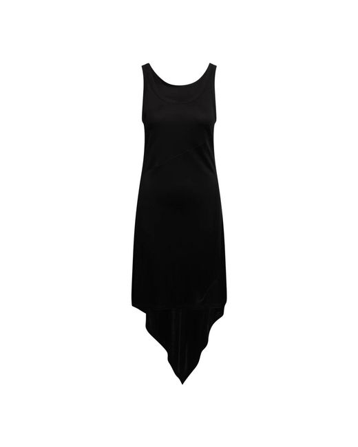 Vestido asimétrico Helmut Lang de color Black