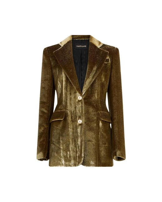 Roberto Cavalli Green Blazers