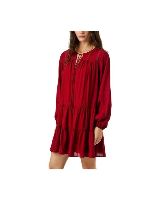 Pepe Jeans Red Short Dresses