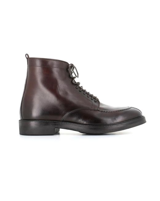 Alberto Fasciani Brown Lace-Up Boots for men
