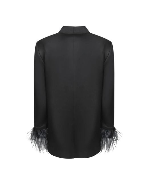 Incotex Jassen ,Blauw ,Leer Leda Jacket in het Black