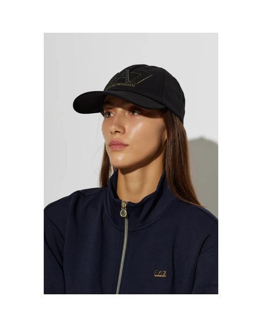 Caps EA7 en coloris Black