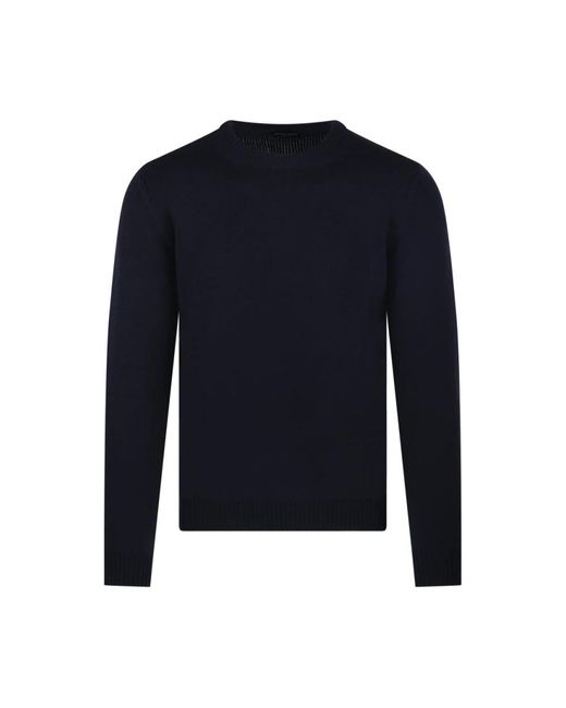 Roberto Collina Rundhals Pullover in Blue für Herren