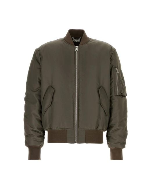 1989 STUDIO Green Bomber Jackets for men