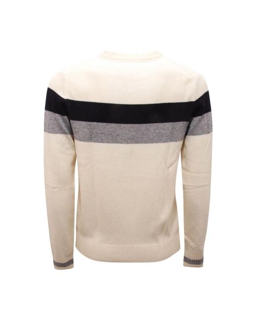 Sun 68 Wollmischpullover in White für Herren