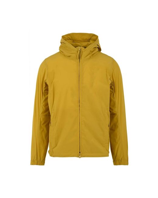 Aspesi Fitness ,Geel ,Nylon Summer Arrow Jacket in het Yellow voor heren