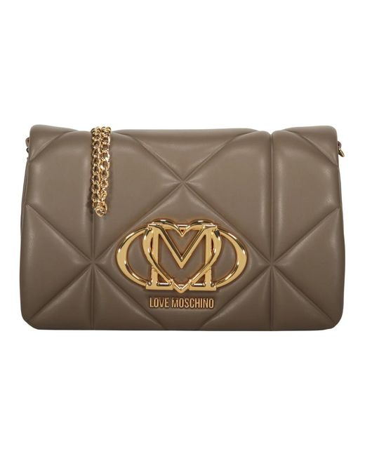 Love Moschino Metallic Cross Body Bags