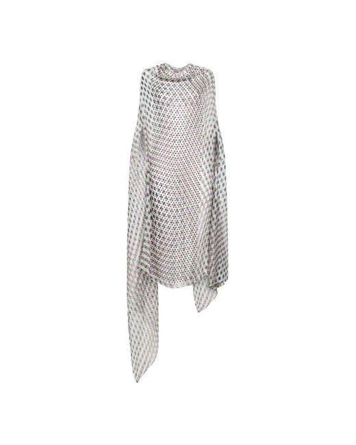 Dries Van Noten Gray Short Dresses