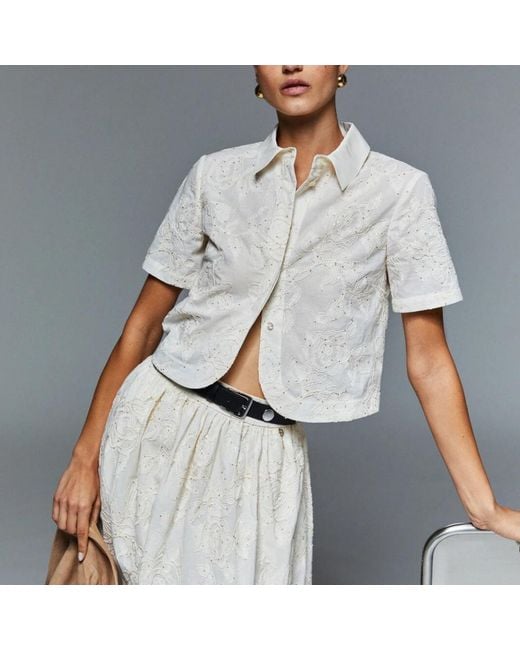 Liu Jo Natural Short Sleeve Shirts