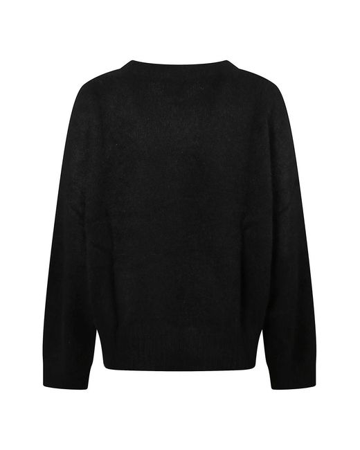 Allude Black Cashmere Knitwear