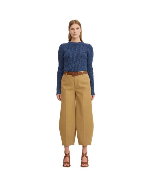 Rodebjer Natural Cropped Trousers