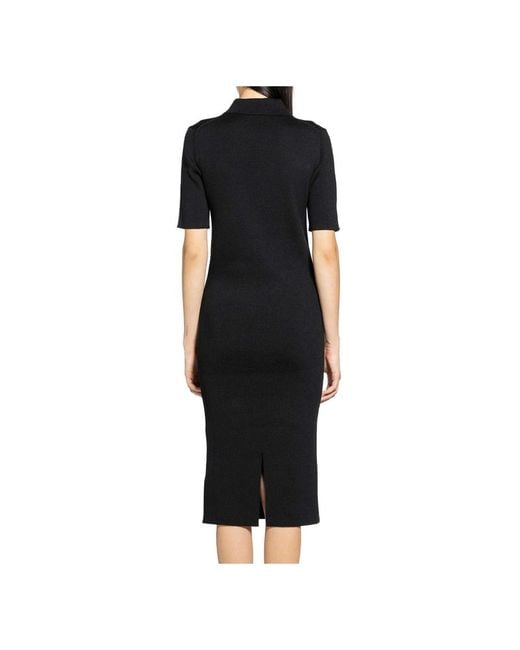 Jil Sander Knitted Dresses in Black | Lyst
