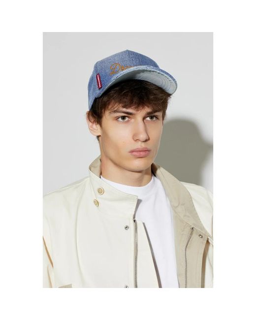 Caps di DSquared² in Blue da Uomo