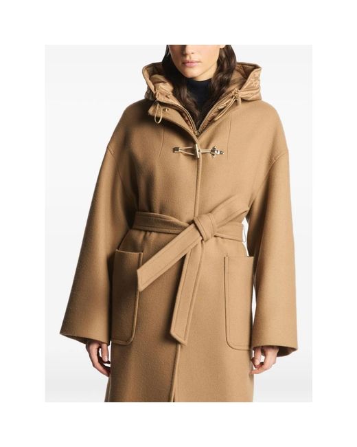 Fay Natural Belted Coats